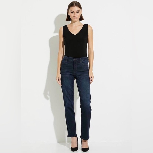 Liverpool Kennedy Straight Leg Jeans Size 16/33 Style LM3000F80 Halifax Wash - Picture 1 of 10